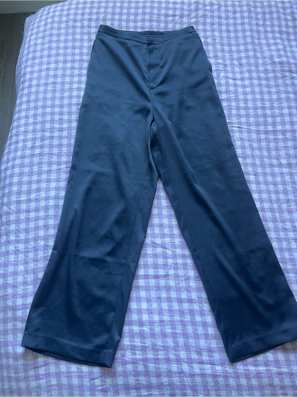 Women’s Wide-Leg Black Pants - Classic Straight Fit